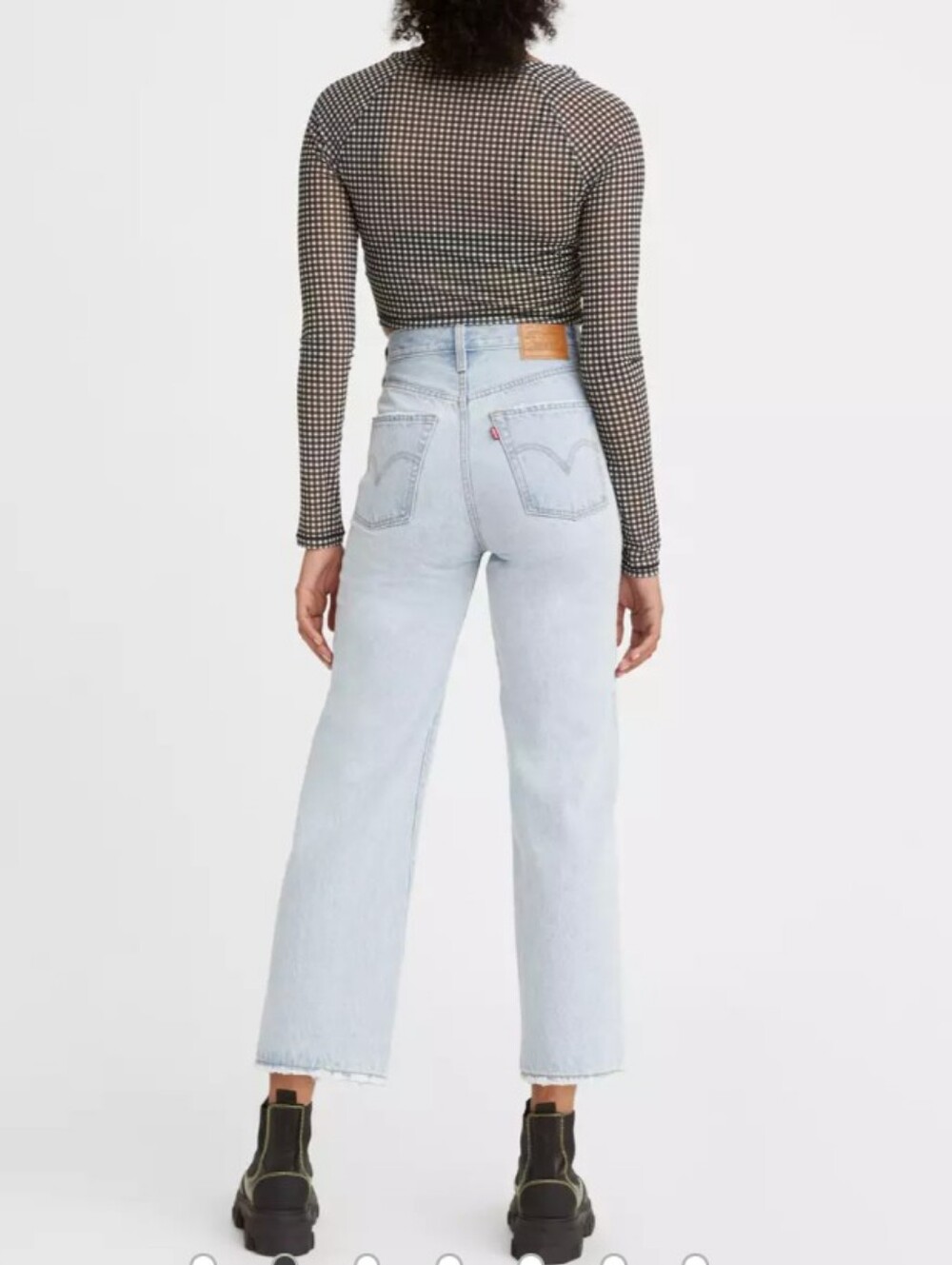 Levi's Ribcage Straight Ankle Jeans - Picture 2 of 12